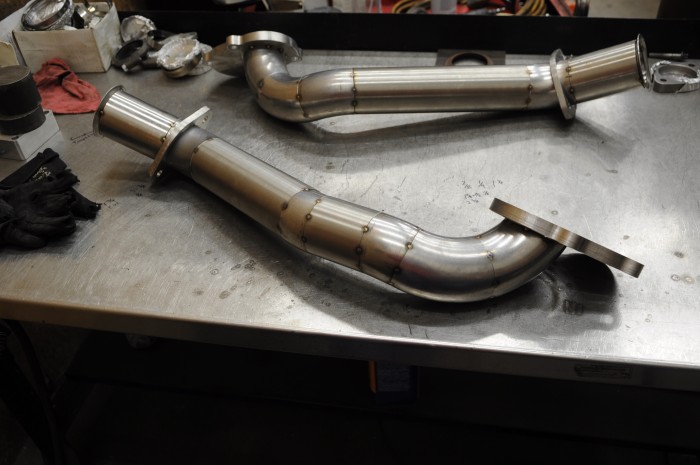 Chevrolet Corvette C7 Cat Delete Pipe Fabrication (13) - Car Repair ...