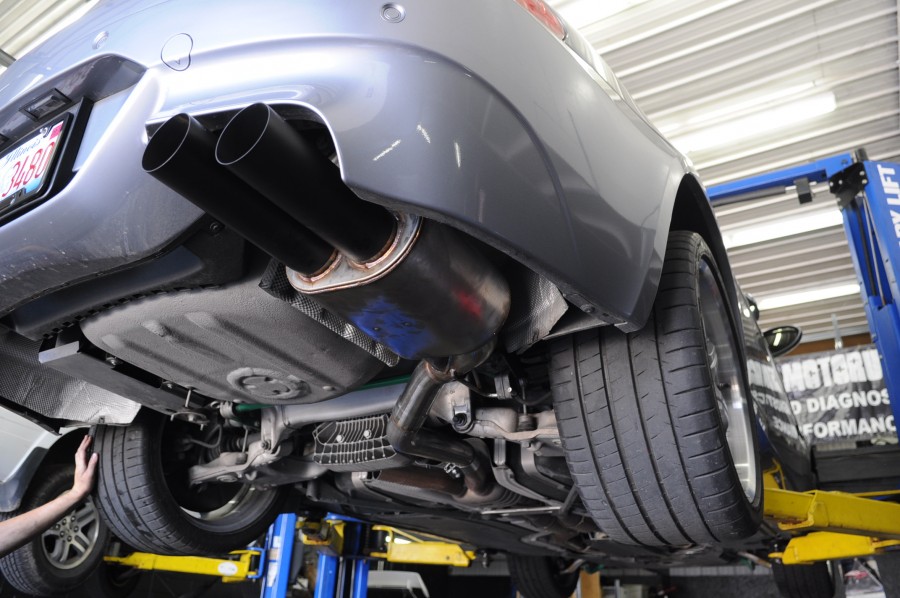BMW M6: Dinan Muffler Install - Car Repair, & Performance | Fluid ...