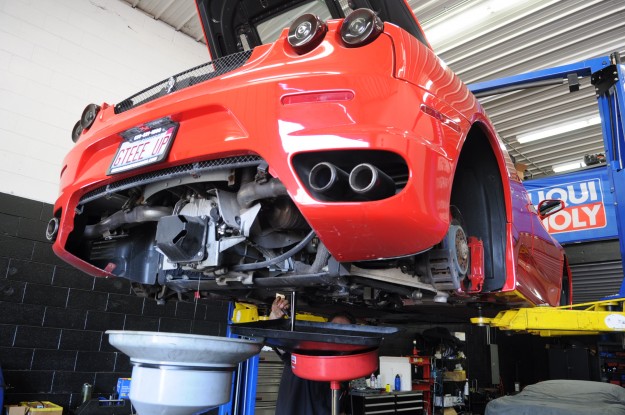 ferrari service f430 oil change transmission chicago naperville (3 ...